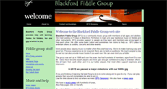 Desktop Screenshot of blackfordfiddlers.org.uk