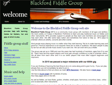 Tablet Screenshot of blackfordfiddlers.org.uk